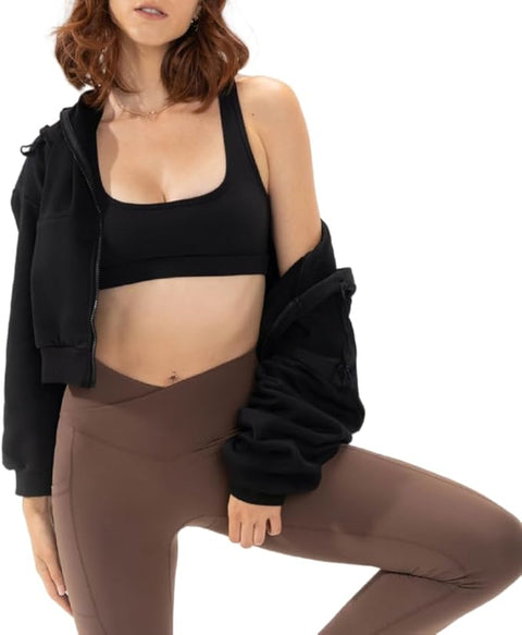 Women's Zip Up Cute Hoodie Oversized Casual Sweatshirt