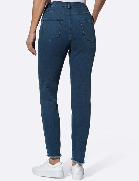 Floral Embroidered Denim FEPKHI01